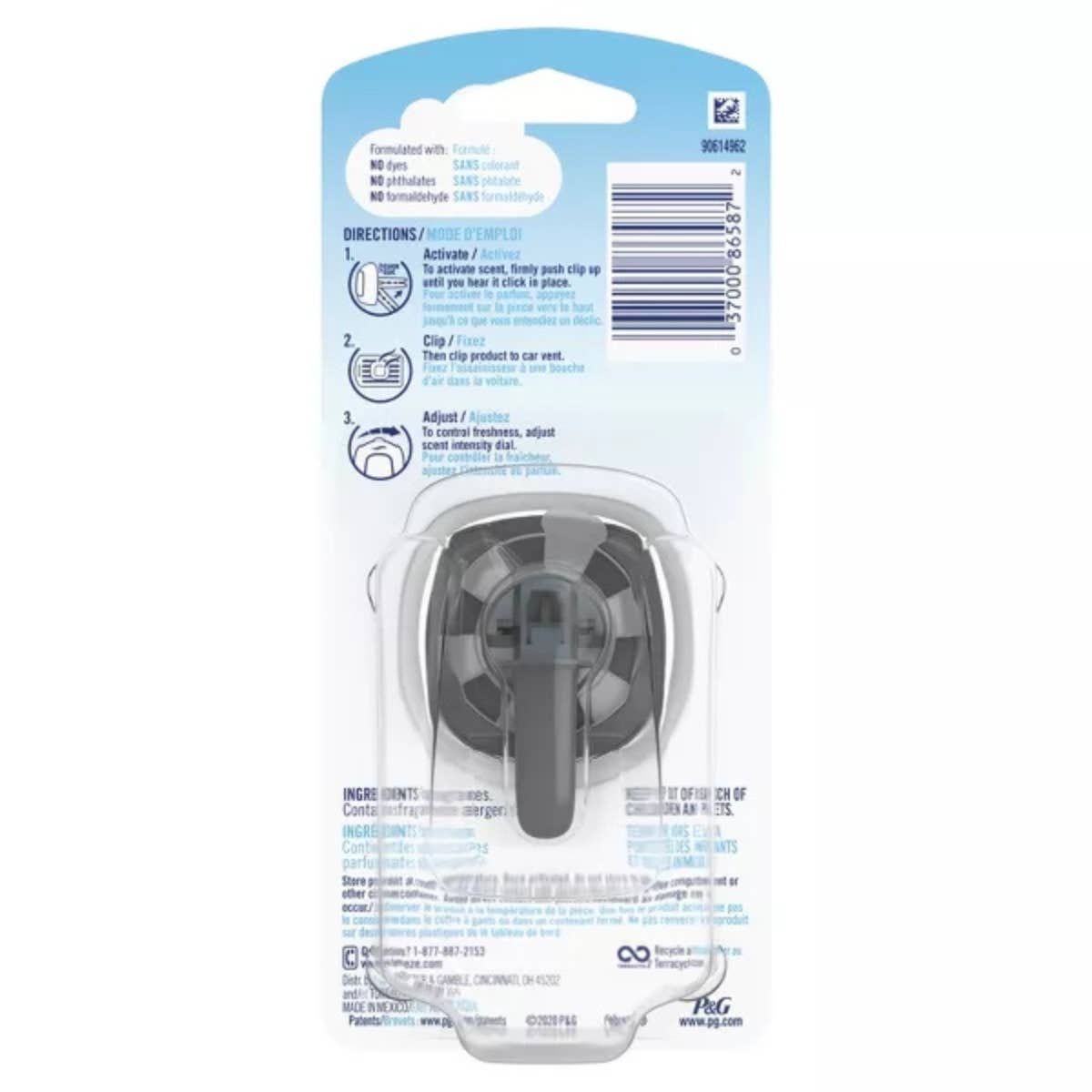 First Choice Buying - Wholesale Car Freshener - Unisex - Febreze Auto Car Vent Clip Air Freshener, Gain Original, 1  Count1