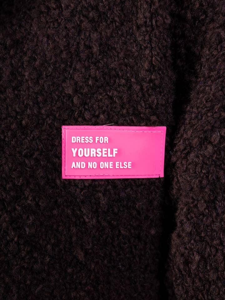 Pépouz' Paris - Wholesale Cardigan - Women's - Long hooded cardigan in bouclé knit PV25584