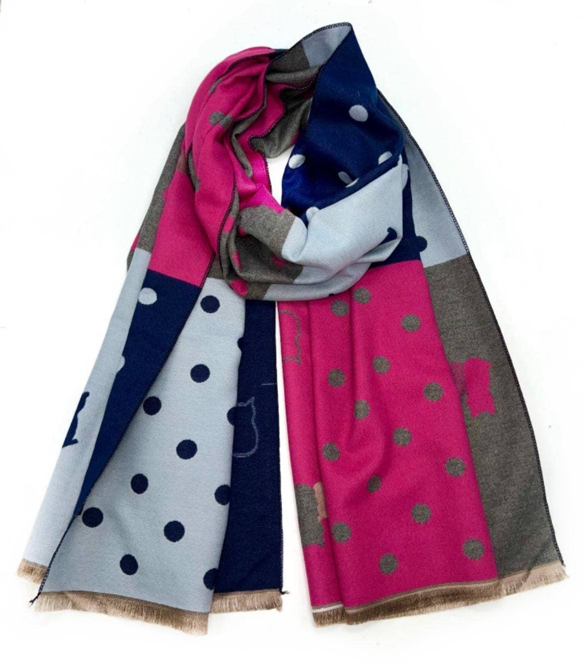 LINETA - Wholesale Head Scarf - Women's - Winter scarf HH-170 5