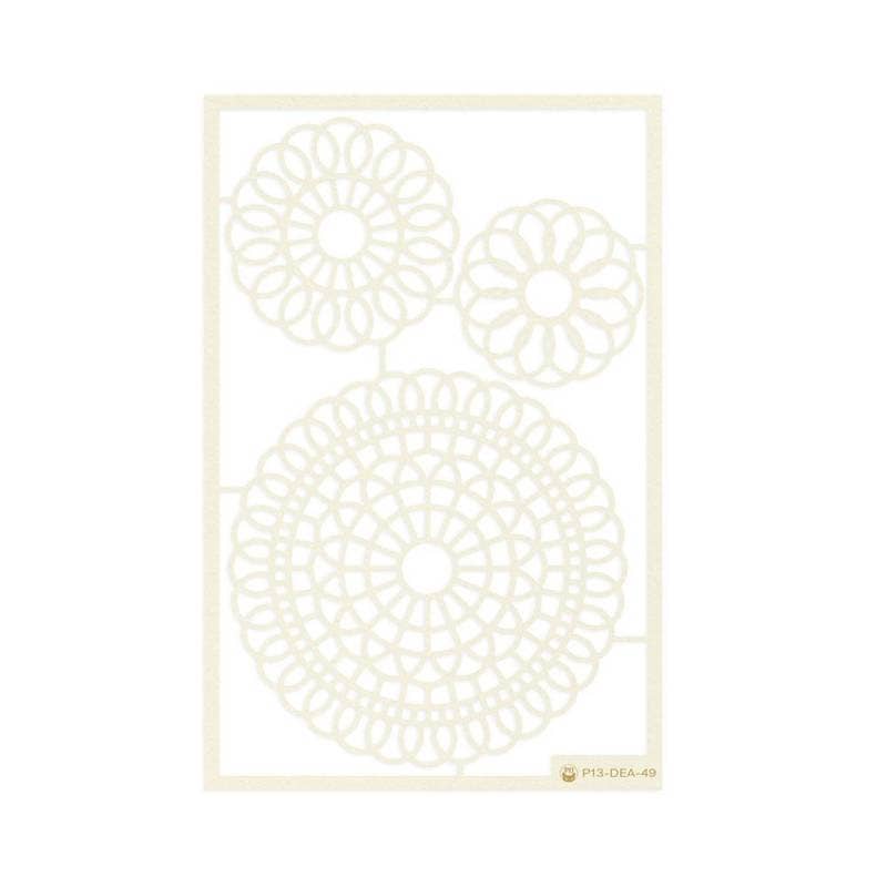 P13 - Wholesale Craft Supplies - Light Chipboard Embellishments Dear Love 06, 4X6", 3Pcs1