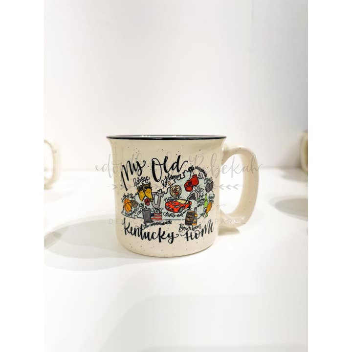 Mug Collage Carte KY pour la vente par Doodles By Rebekah