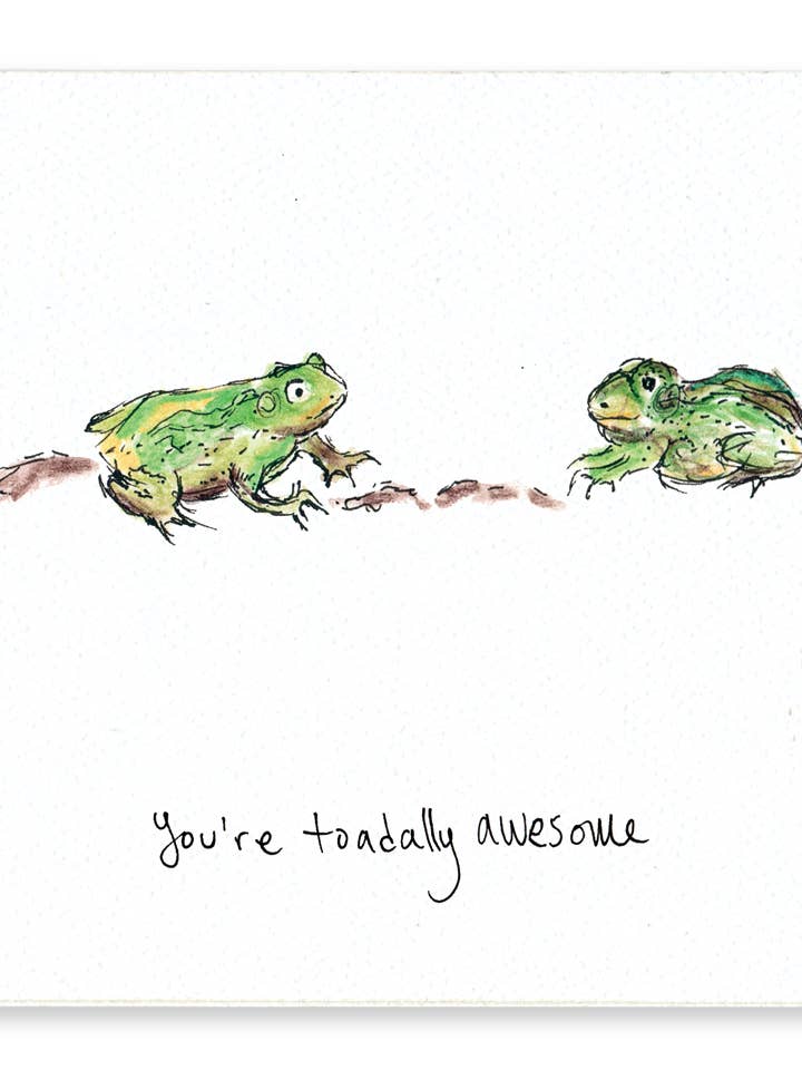 You're Toadally Awesome for wholesale by Rosie’s Wonders Connection Cards