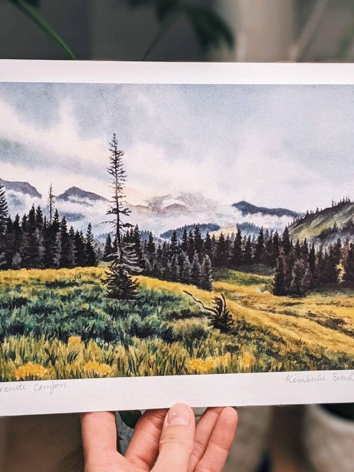 Granite Canyon - Impression artistique pour la vente par Kim Everhard Art