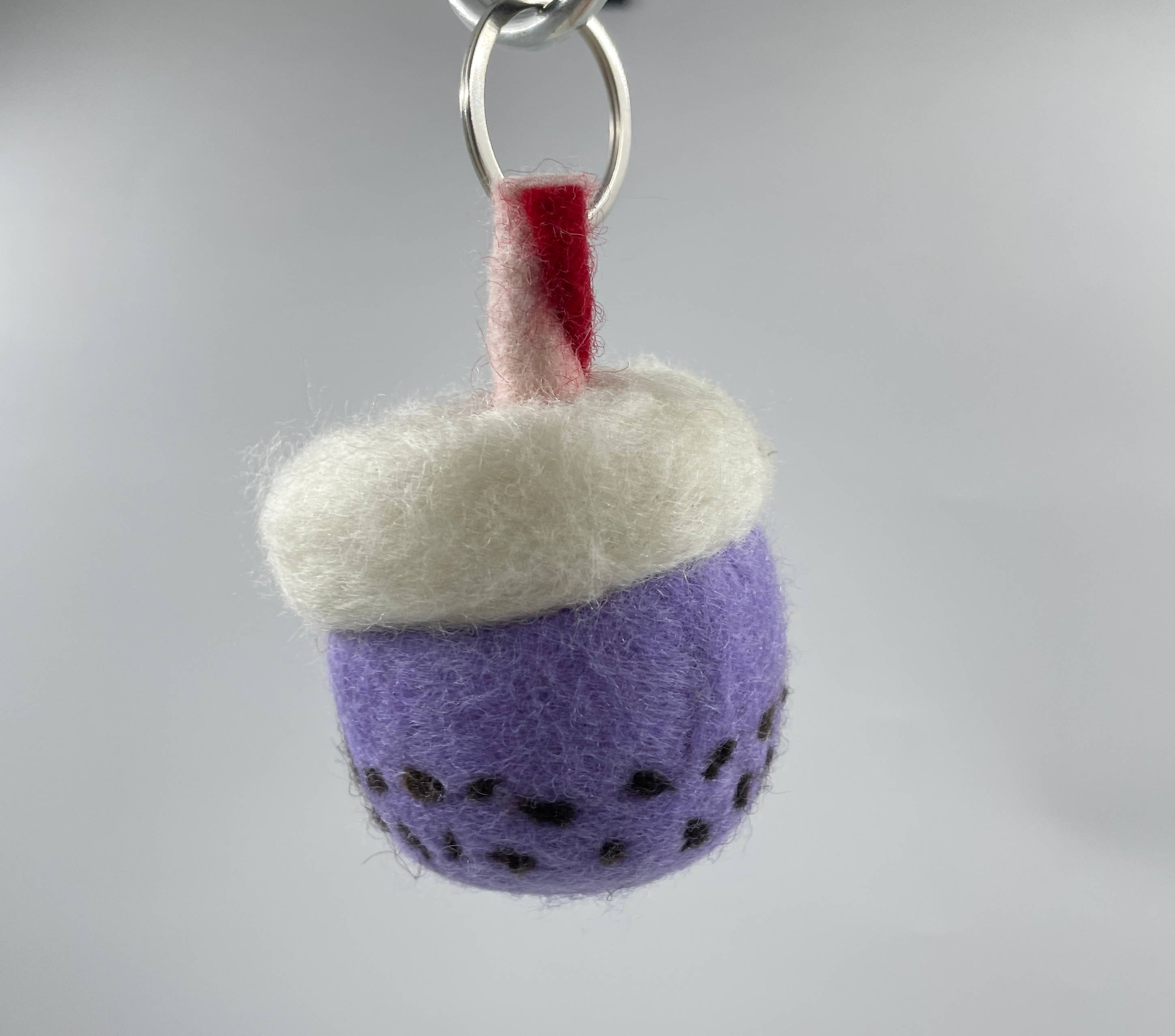 Funky Yak Ltd – wholesale Keychain – Unisex – Handmade  Felt Bubble Tea Keyrings2