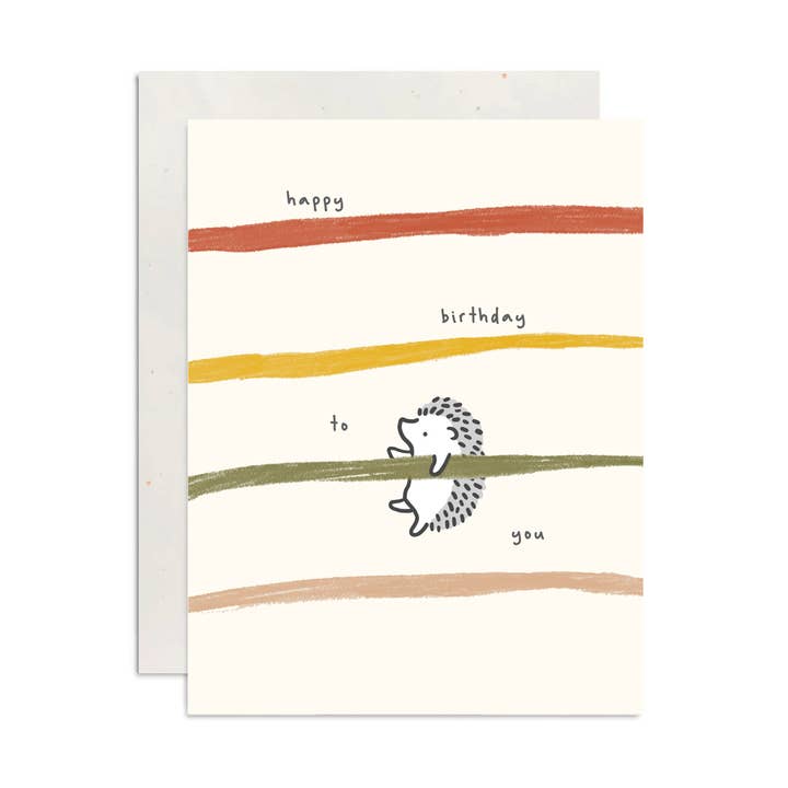 Colored Lines Birthday Card for wholesale by Tales of Eleanor