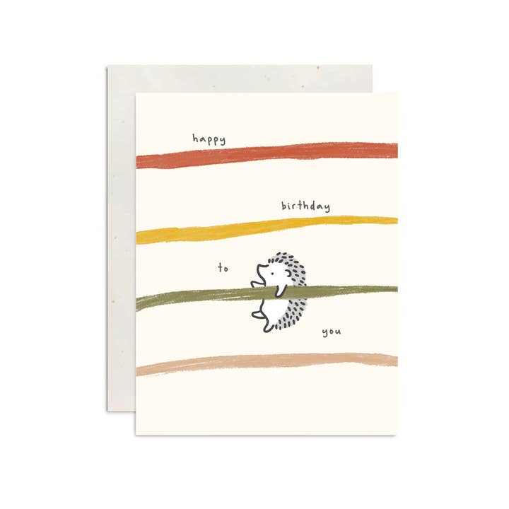Tales of Eleanor - Wholesale Birthday Card - Colored Lines Birthday Card