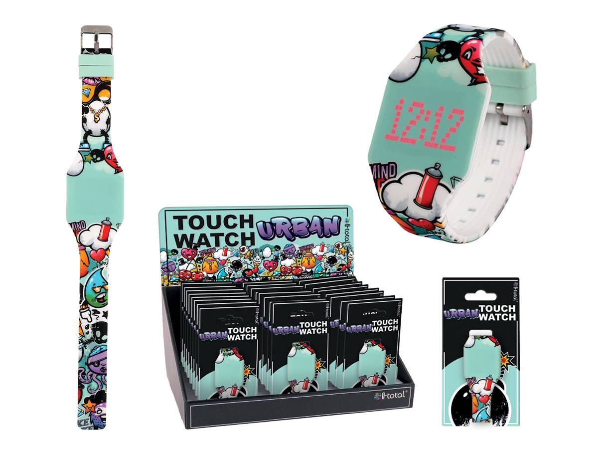 I-Total, I-Drink - Wholesale Wrist Watch - Unisex - Touch Watch Urban - 24 Pcs Display0