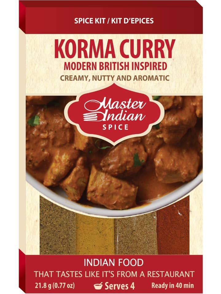 Korma Curry - Cooking Spice Kit for wholesale by Master Indian Spice
