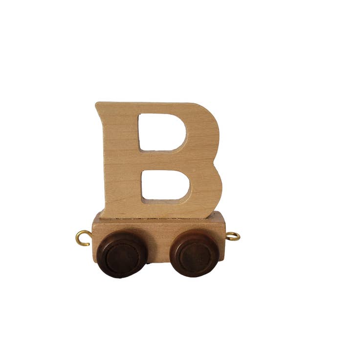 Ryan Town Toys & Gifts - Wholesale Wood Toy - Kids - Wooden Letters, A-Z - Kids' Toy Name Train (Natural)