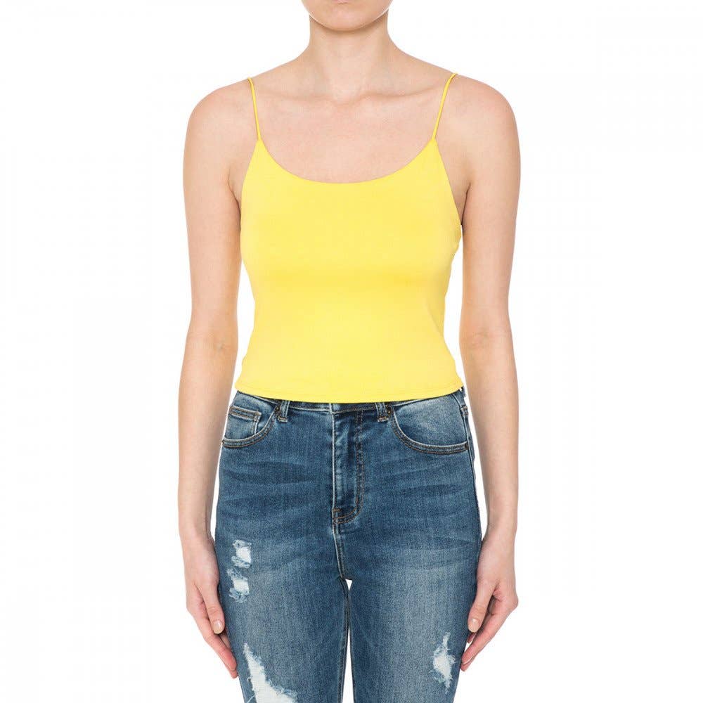 Paperdoll - Wholesale Camisole - Women's - SKINNY CAMI STRAP CROP TOP8