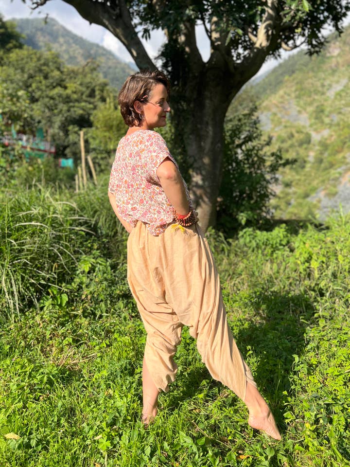 A Tender Rose – wholesale Pants – Women's – Hemp Cotton Dhoti Pants