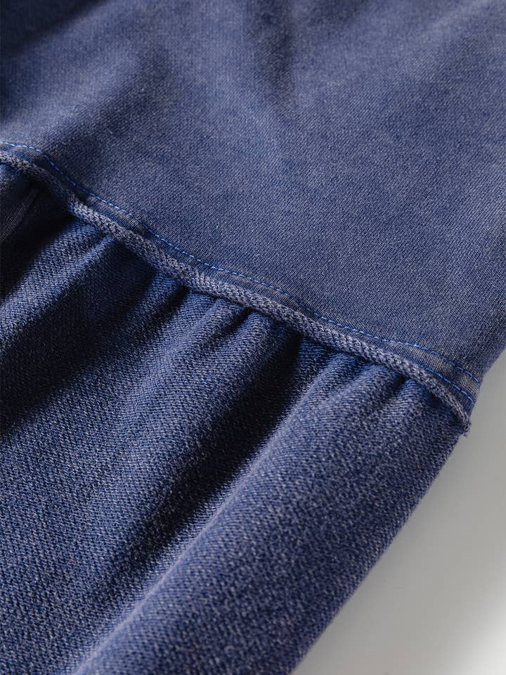 Suhkasana - Wholesale Pants - Women's - Women's Black Mineral Wash Wide Leg Patchwork Pants23