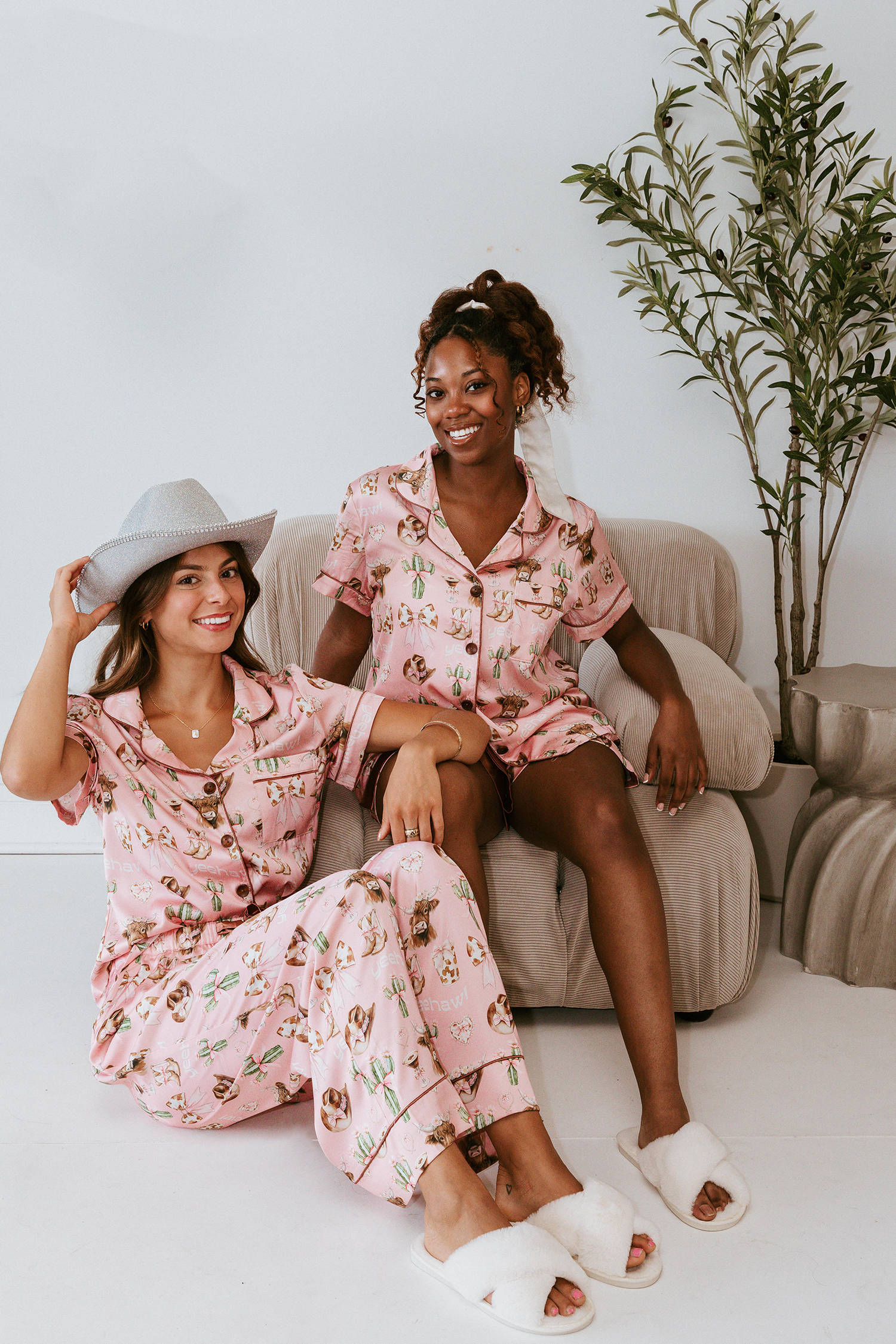 Spikes and Seams - Wholesale Sleepwear Set - Women's - Cowgirl Pajama Set, Western Sleepwear, Rodeo Pajamas, Cowboy9