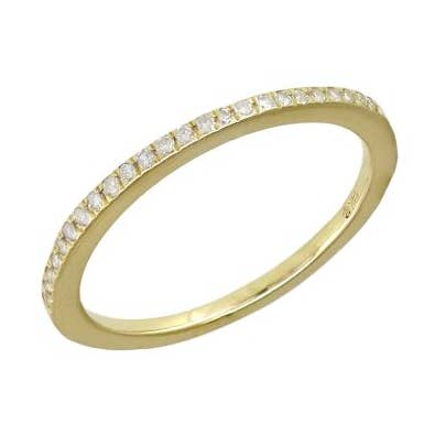 Diamond Half Way Band in taglia US 4 per la vendita all'ingrosso da parte di Jewels of Mewar