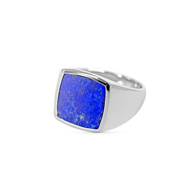 Human Design Studios - Wholesale Signet Ring - Lapis Square Signet Ring2