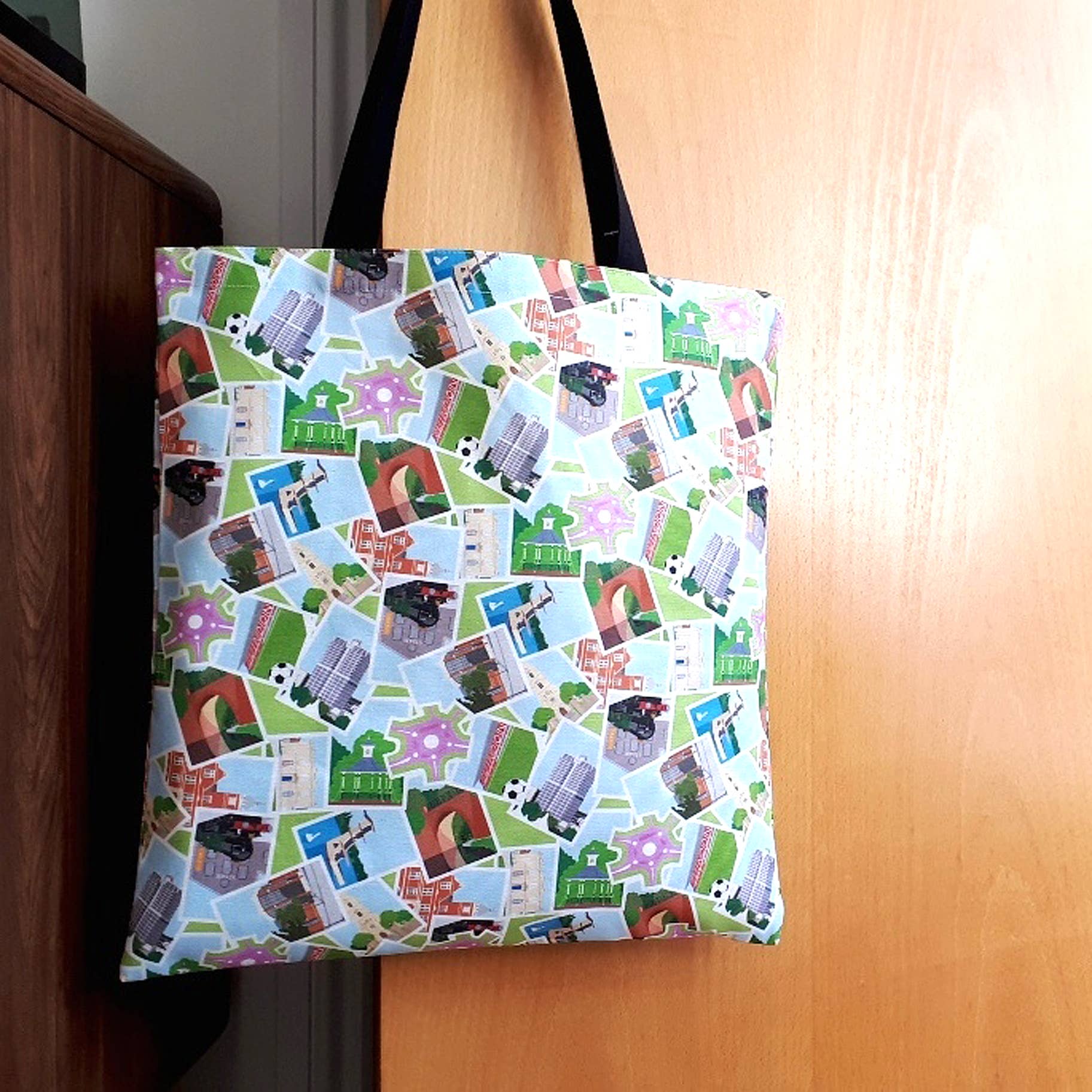 dona B drawings - Wholesale Tote Bag - Unisex - Swindon Highlights Scatter Tote Bag1