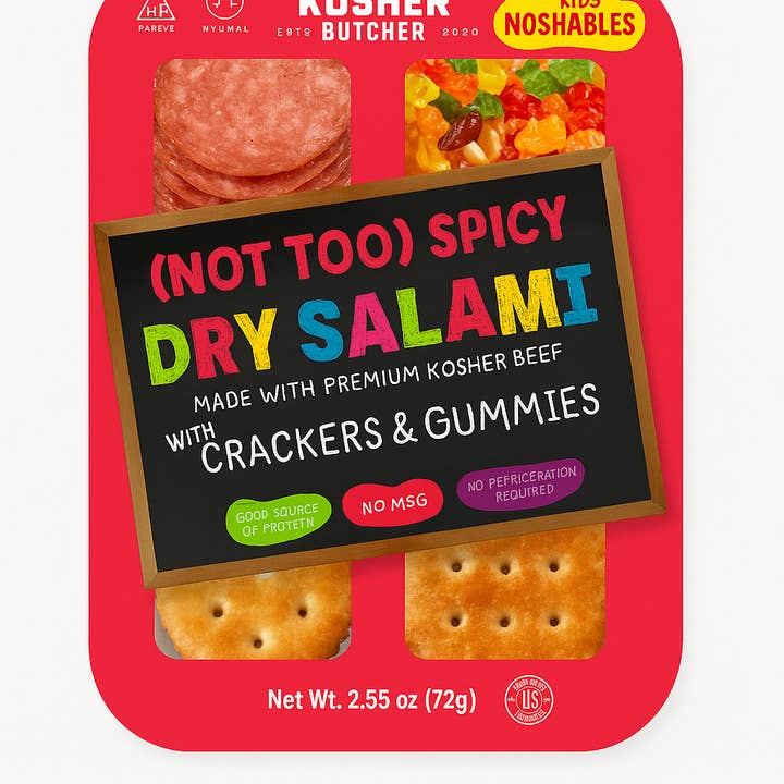 LAGMA - Wholesale Salami - The Kosher Butcher Kids Noshables 2/6PK (12CT)1