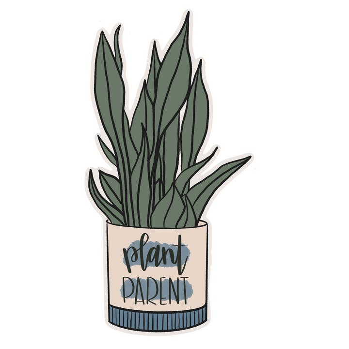 Pegatina Planta Parent | Pegatina Plantas Acuarela para venta al por mayor de Kellio Studio