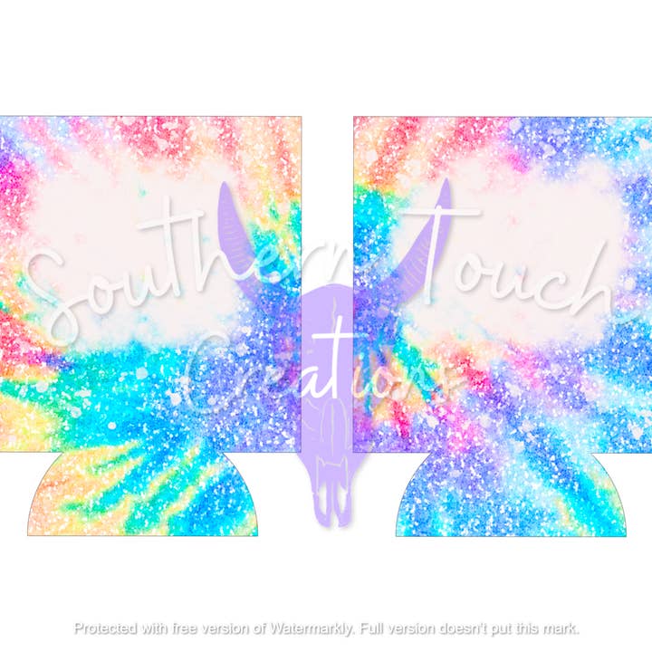 Southern Touch Creations - Wholesale Drink Huggers & Koozies - Tie Dye Can Koozies