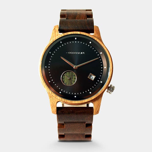 Essenciel – Großhandel Armbanduhr – Herren – Phobos Herrenuhr aus Walnussholz