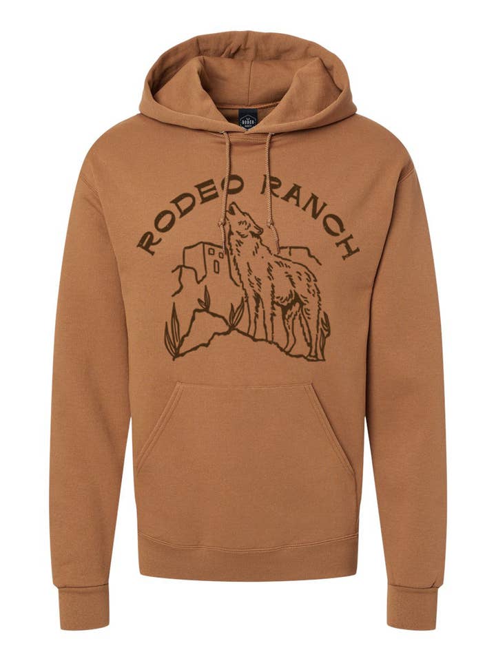 Rodeo Ranch Coyote Hoodie - Golden Pecan for wholesale by Rodeo Ranch