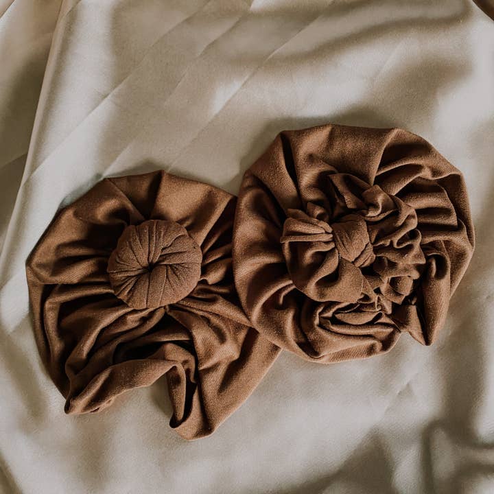 ESSENCE | Knot + Bow Turban for wholesale by 6Heart Collective, LLC