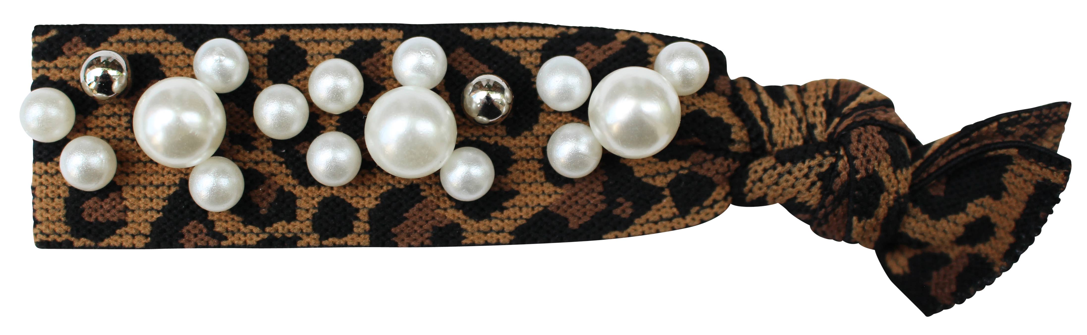 Gemelli – Engroshandel Hårbånd - Dame – Perle Stud Hair Tie10