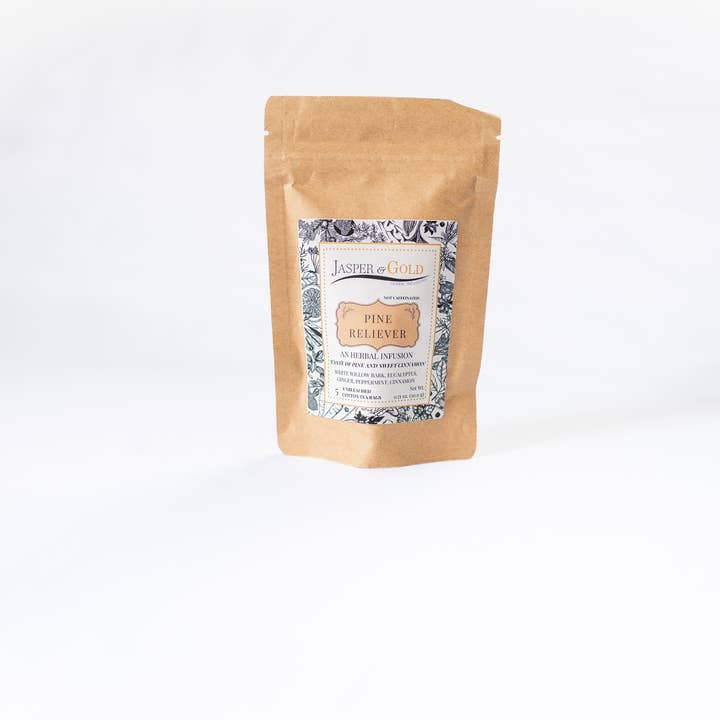 Jasper & Gold - Wholesale Loose Tea - Pine Reliever (Small, 5 Teabags - 15 Cups)1