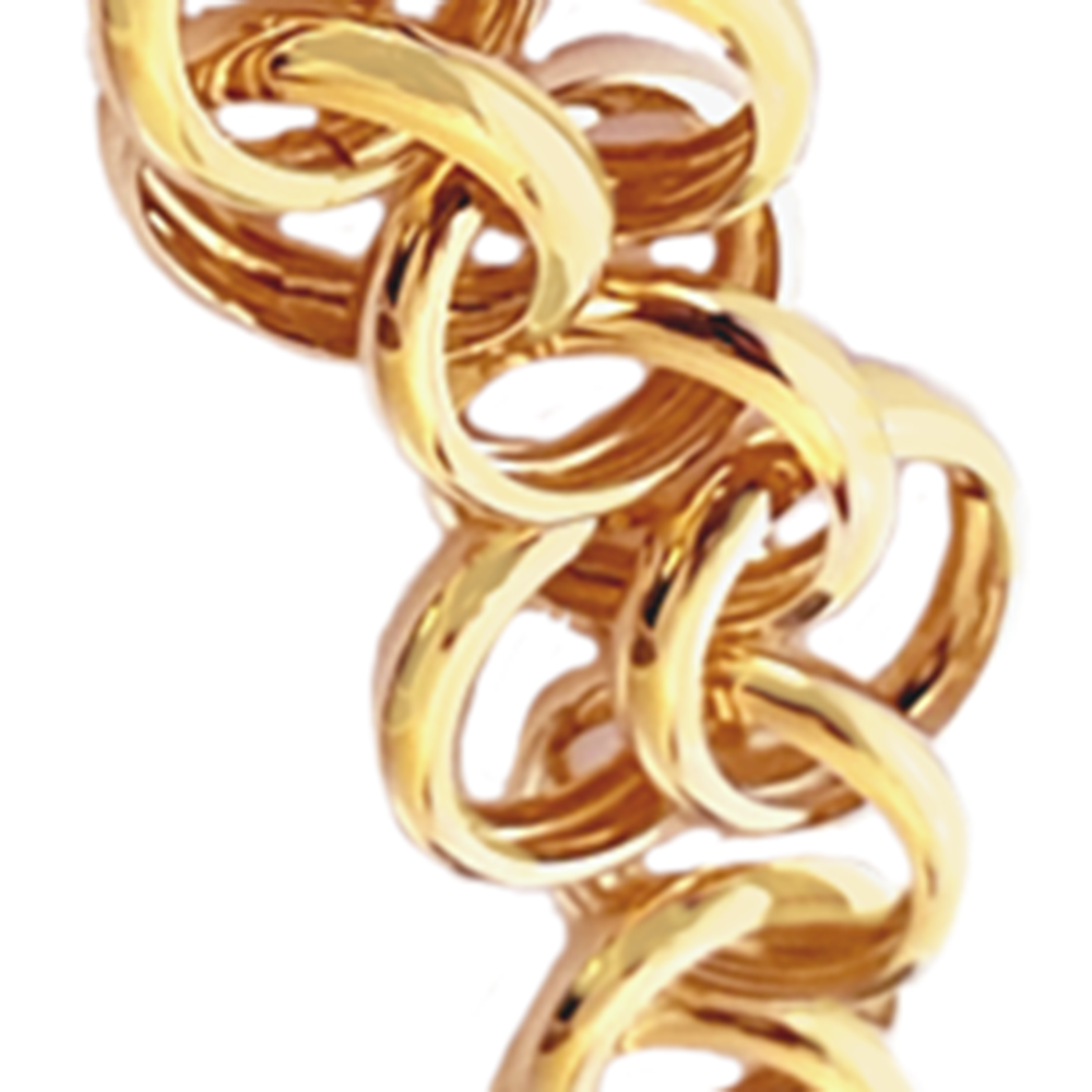 Cavas  gioielli - Wholesale Link & Chain Bracelet - Gold-plated silver link bracelet1