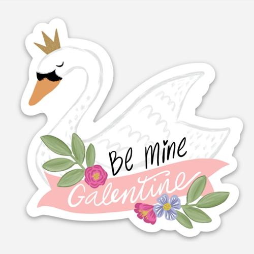 Makerie Day - Wholesale Sticker - Galentine Swan Sticker2