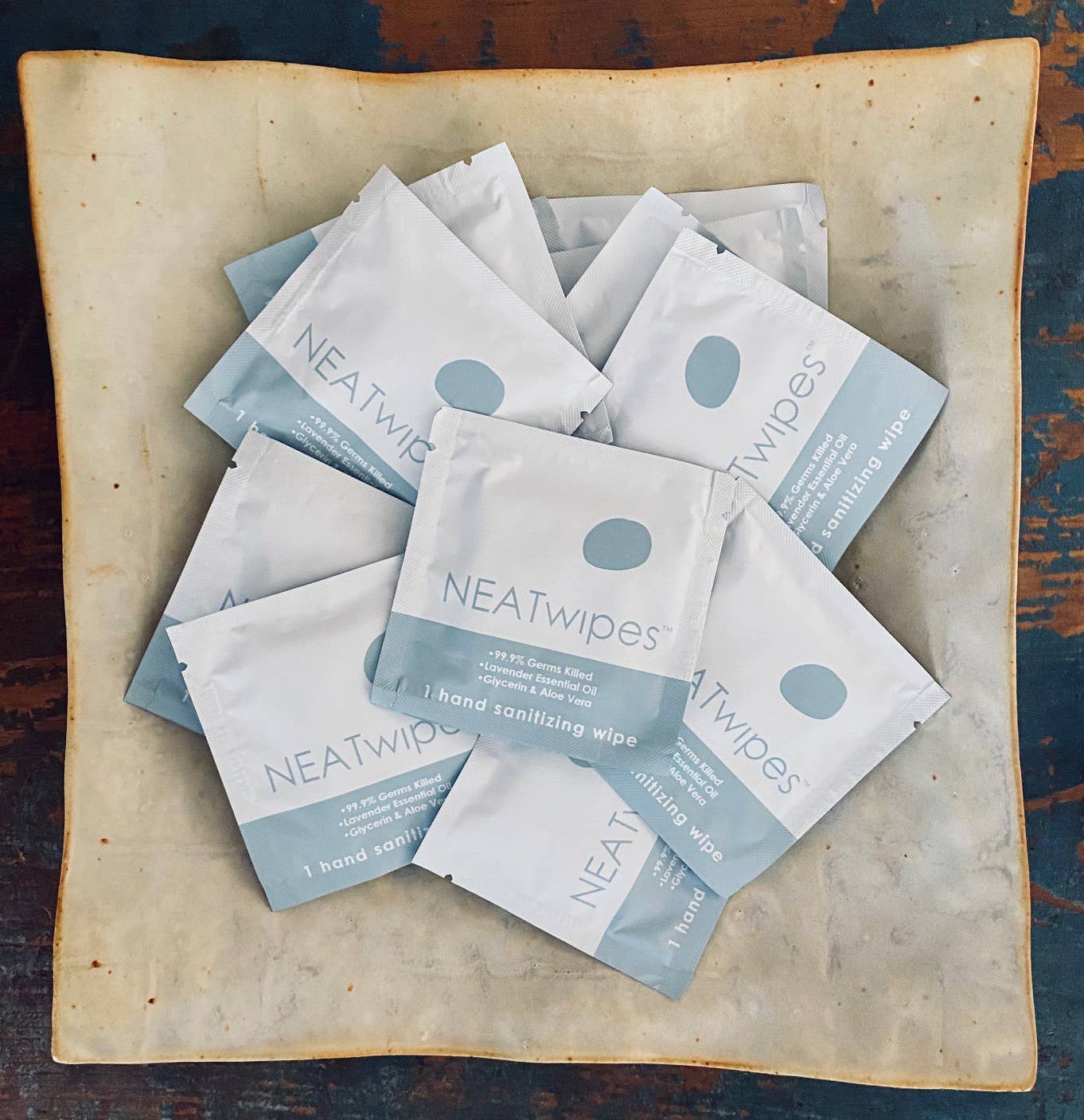 NEATGOODS, LLC. - Wholesale Hand Sanitizer - Individually Wrapped Hand Wipes | Biodegradable | Lavender2
