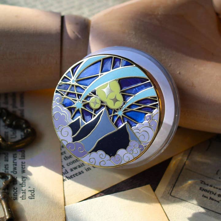 Geek and Artsy - Wholesale Phone Grip - Starfall magnetic Kindle Grip, bookish magnetic phone grip, interchangeable ereader holder