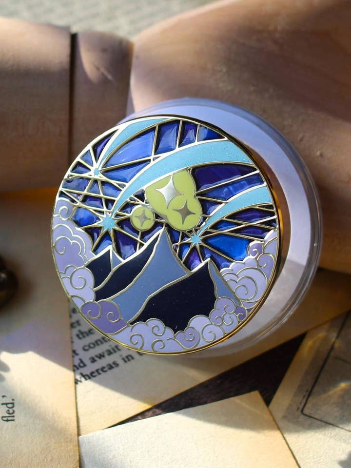 Starfall magnetic Kindle Grip, bookish magnetic phone grip, interchangeable ereader holder for wholesale by Geek and Artsy