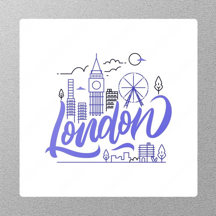 London 6 Rejsemærkat for engroshandel hos GraffMerch.com