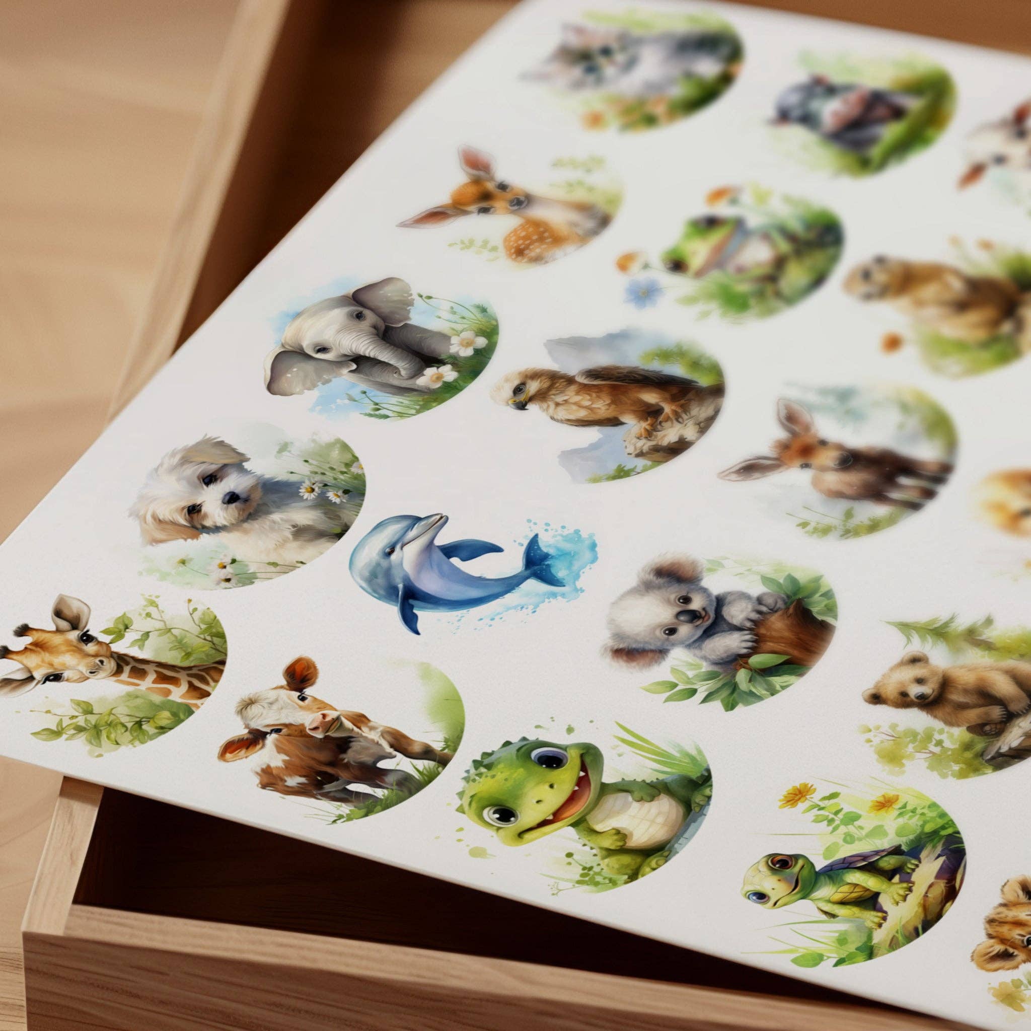 Sticker Varia - Wholesale Sticker - Kids & Baby - Sticker Sheet Animal Life1