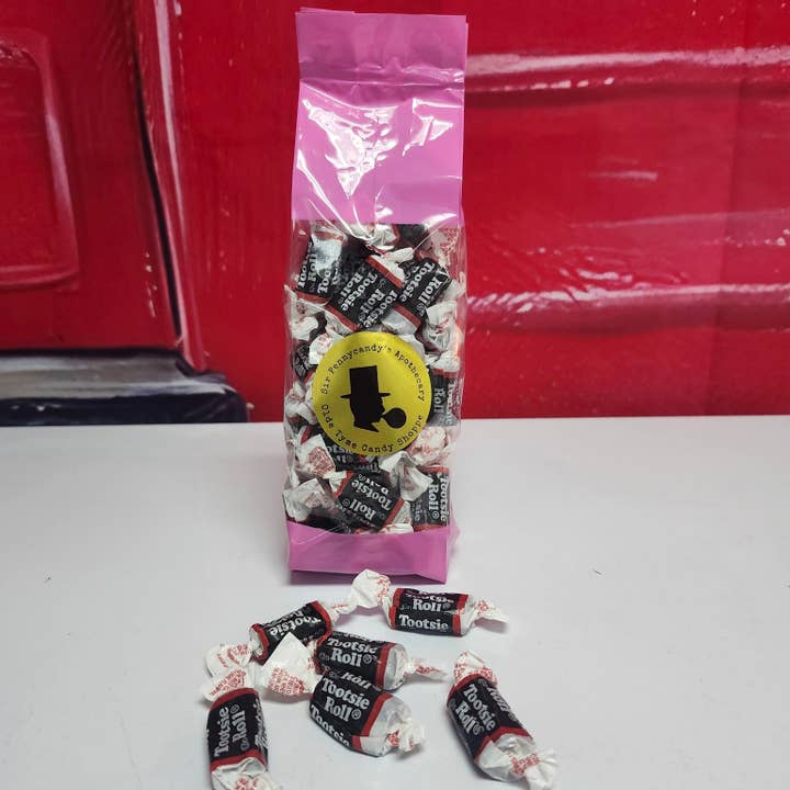 Tootsie Roll® Midgees®: Um Doce Lendário, Saco Grande por atacado de Sir Pennycandy's Apothecary Polar Provisions