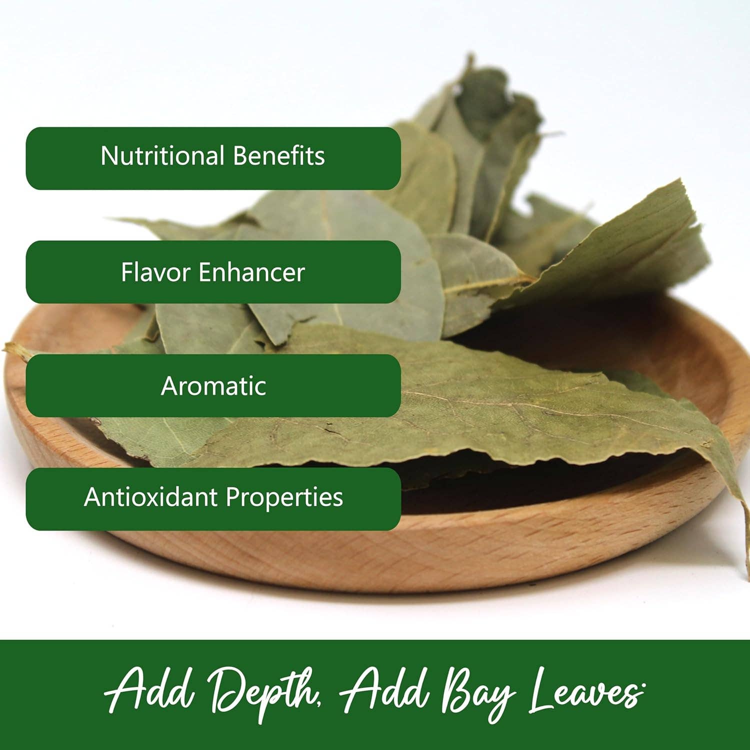 Natural Plus Green - Wholesale Dried Spice - NPG Whole Bay Leaves 16 Ounces 1 LB, Whole Bay Leaf Dried5