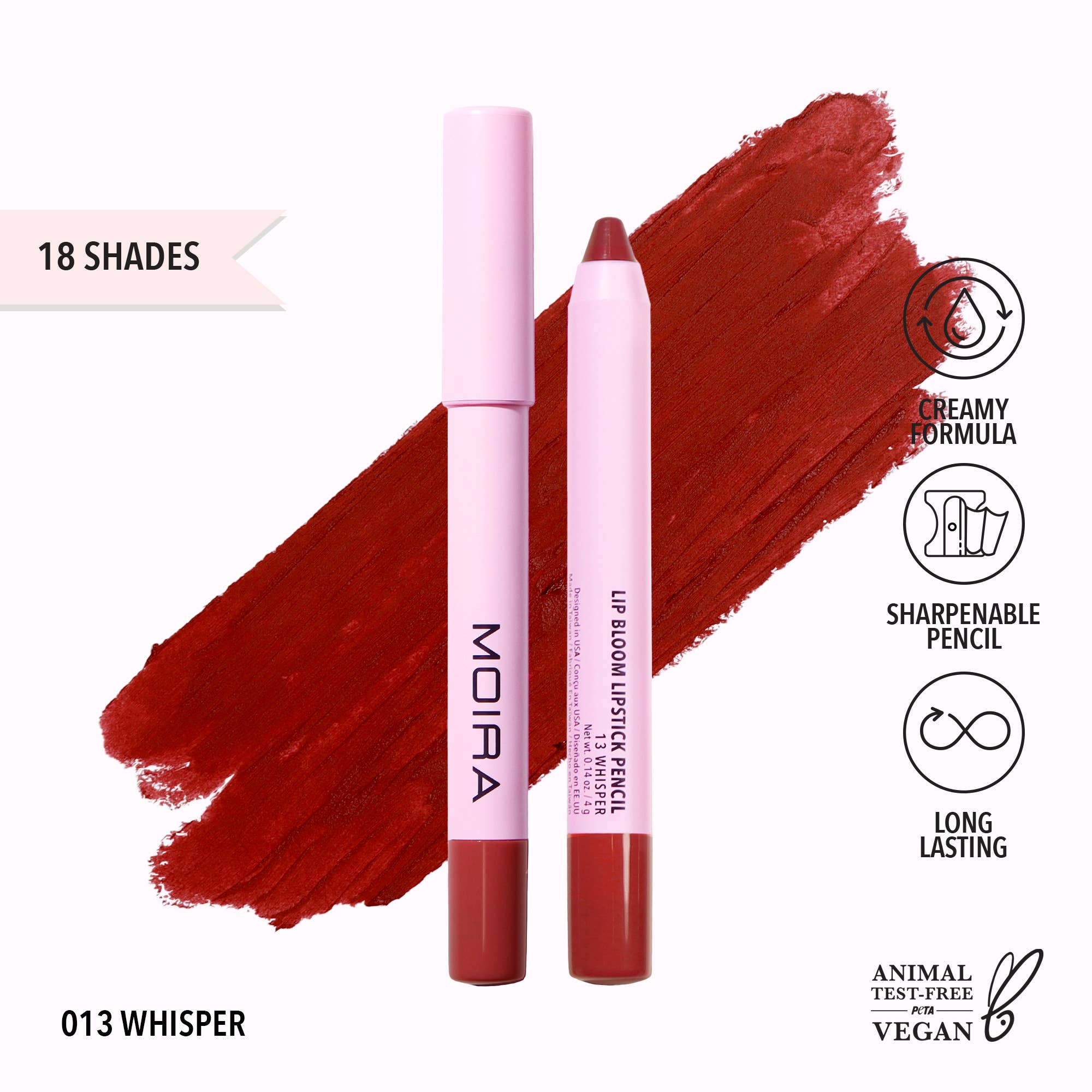 Moira Cosmetics - Wholesale Lipstick - Lip Bloom Lipstick Pencil12