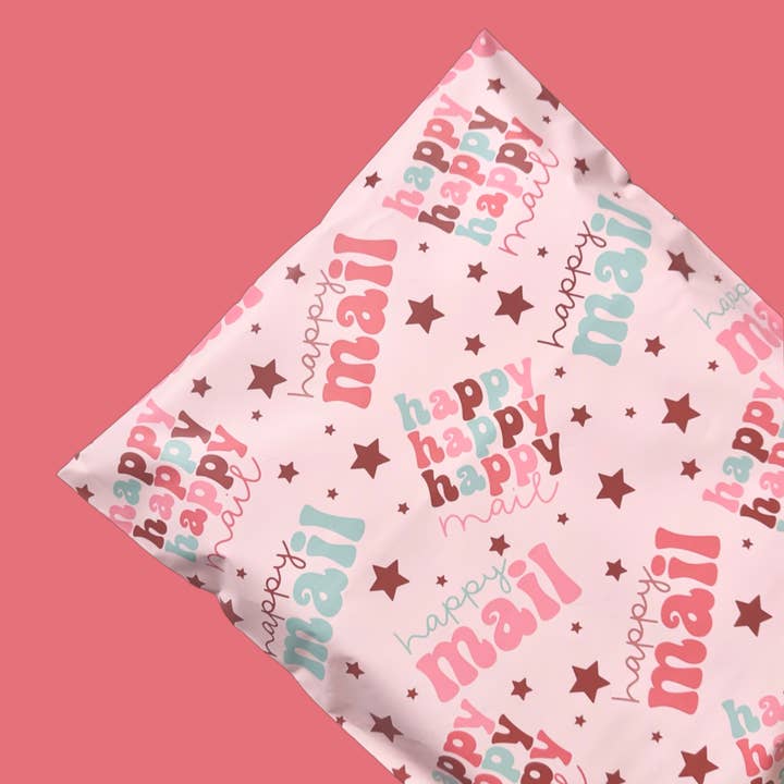 Marley Rae Mailers - Wholesale Envelopes - 14.5x19 Premium Poly Mailer- Happy Mail