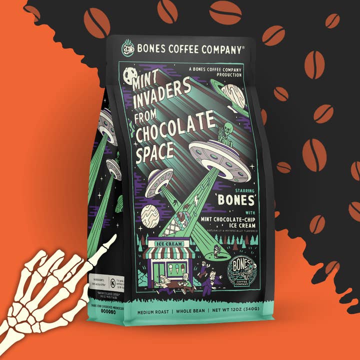 Mint Invaders Flavored Coffee | 12oz | Whole Bean & Ground and other Purchase Wholesale invernaderos policarbonato. Free Returns & Net 60 Terms on Faire trending on Faire.