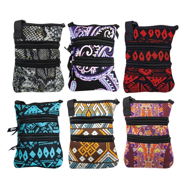 Ashbury Crossbody Sling 12stk Smartphone Crossbody-tasker for engroshandel hos Nupouch / Nufoot