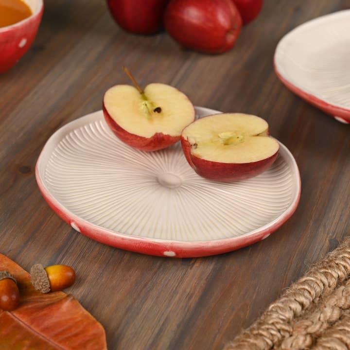 WIDDOP and Co. - Vente Service à vaisselle - **MULTI 4** Assiette à dessert Toadstool Top Country Living