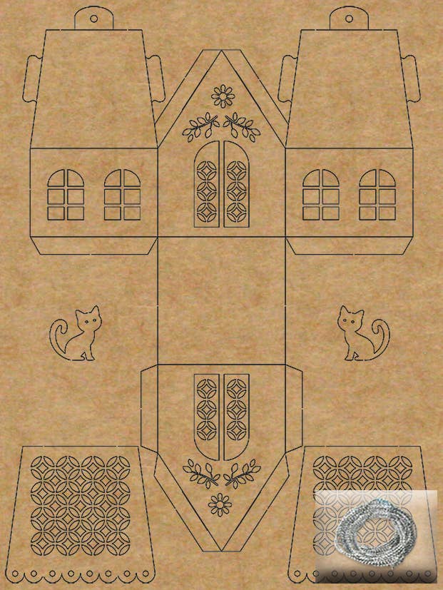 URSUS® / Buntpapierfabrik Ludwig Bähr GmbH & Co. KG - Wholesale DIY Craft Kit - “Crunchy House” gift box set1