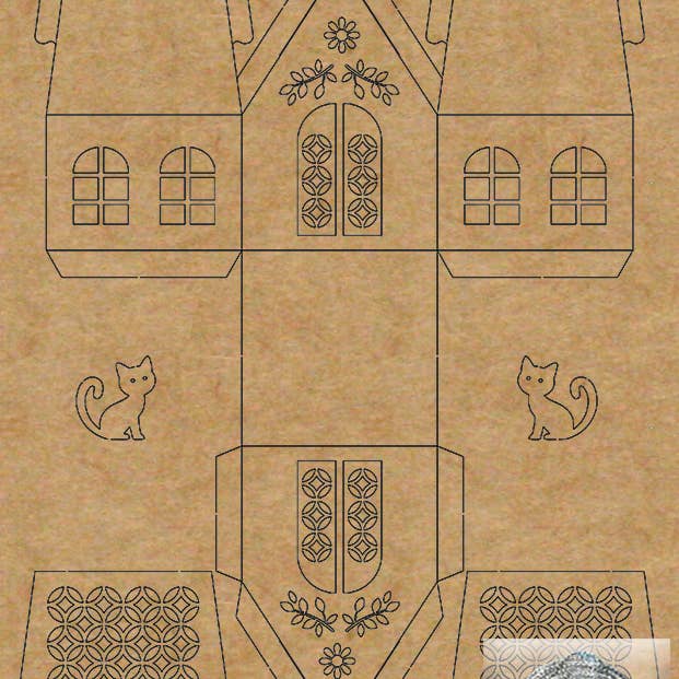 URSUS® / Buntpapierfabrik Ludwig Bähr GmbH & Co. KG - Wholesale DIY Craft Kit - “Crunchy House” gift box set1