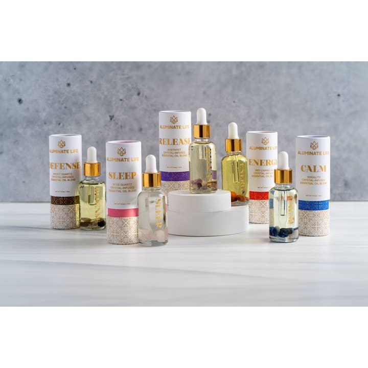 Aluminate Life - Wholesale Essential Oil - Calm Sodalite Crystal Essential Oil Vial4