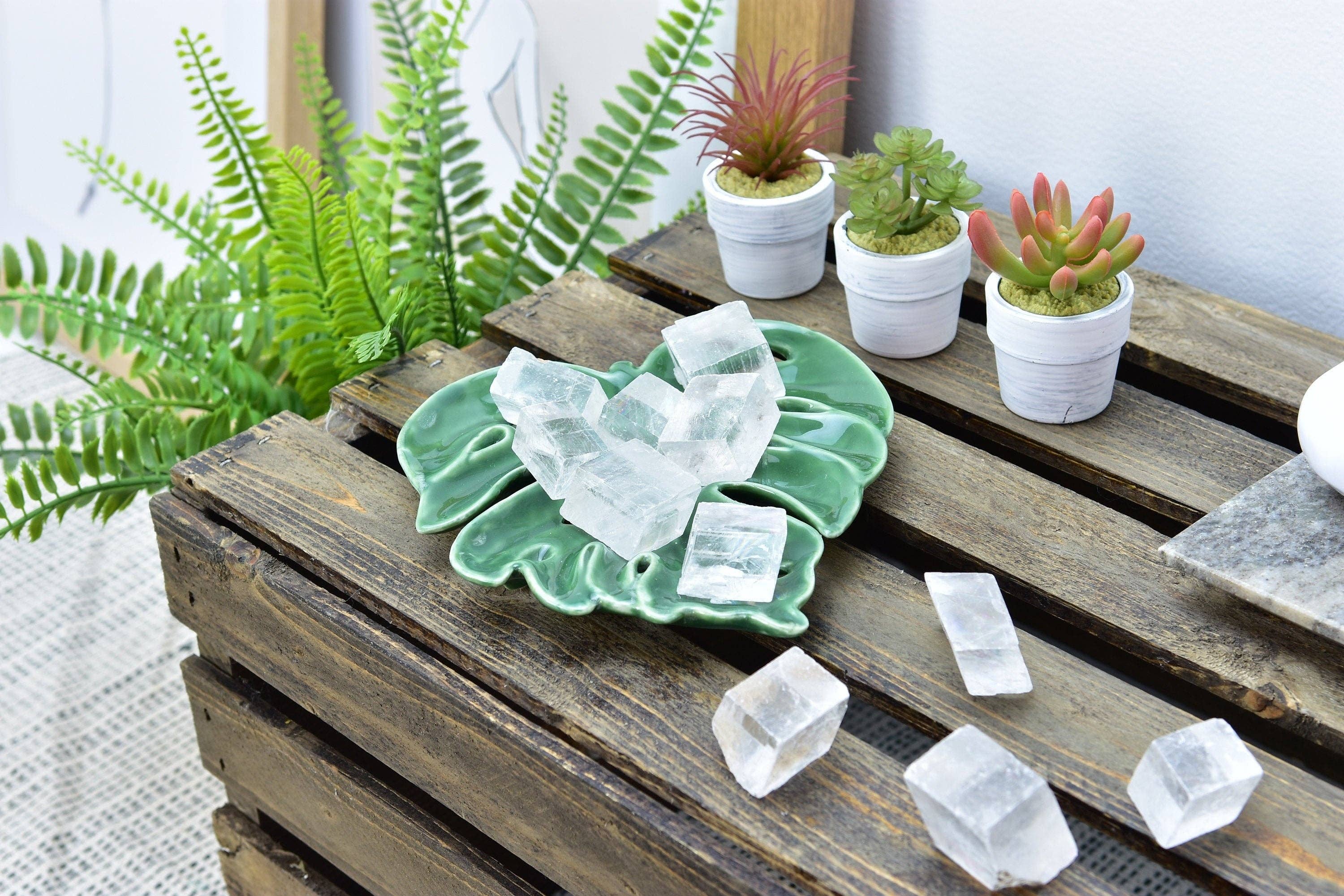 Yellow Tree Company - Wholesale Spiritual Stone/Crystal - Optical Calcite | Optic Calcite | Iceland Spar | Raw Natural Clear Calcite2