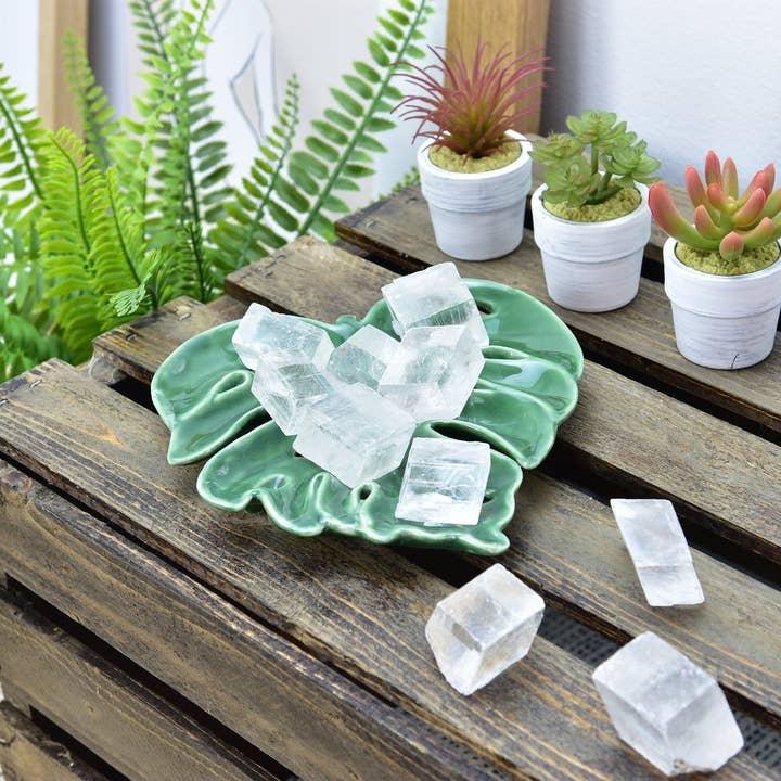 Yellow Tree Company - Wholesale Spiritual Stone/Crystal - Optical Calcite | Optic Calcite | Iceland Spar | Raw Natural Clear Calcite2