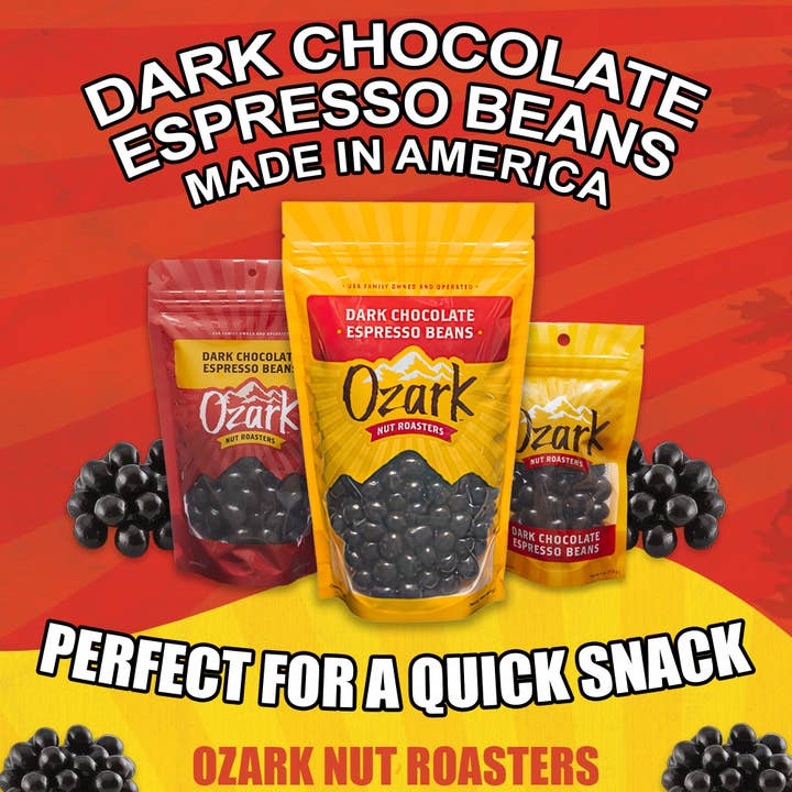 Ozark Nut Roasters - Wholesale Chocolate Covered Sweets - Gold - Dark Chocolate Espresso Beans 4