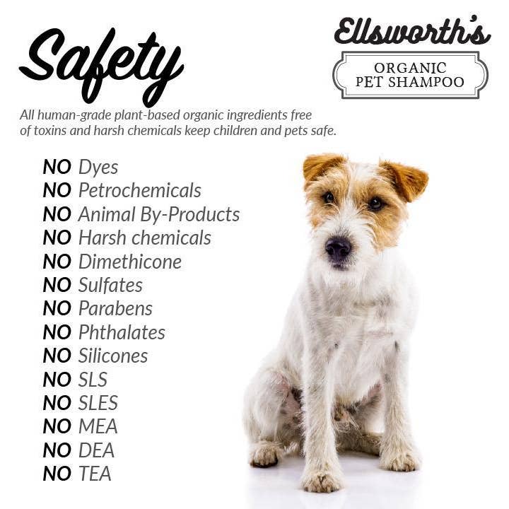 Fridaze Pets – wholesale Djurschampo - Hund – Ellsworths Premium ekologiska husdjur schampo - Citrongräs7