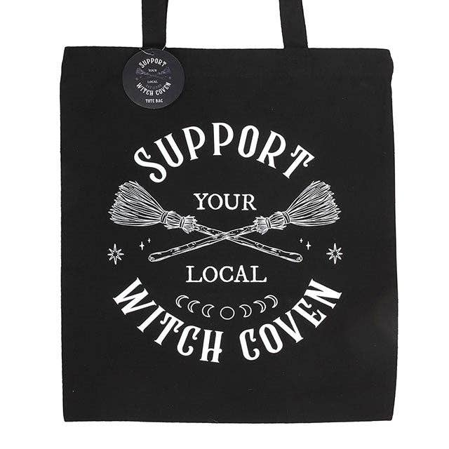 Something Different Wholesale – wholesale Tote bag – Unisex – Support Your Local Witch Coven Polycotton Tote Bag2